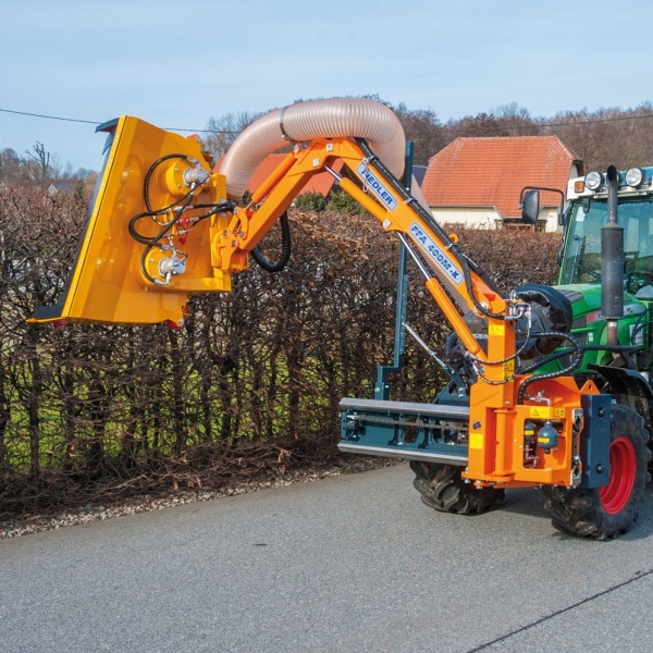 Front Boom With Hedge Trimmer